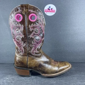 Ariat Crossfire Western Cowboy Boots 10008758 Brown Pink Women - Sz 7.5 B - Picture 1 of 12