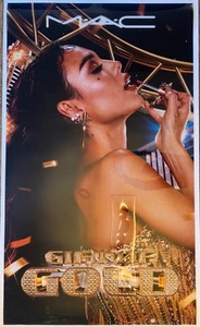 Danna Paola Mac Kosmetik großes Display Poster Geschenk aus Gold 34 1/2" x 58 3/8" - Bild 1 von 5