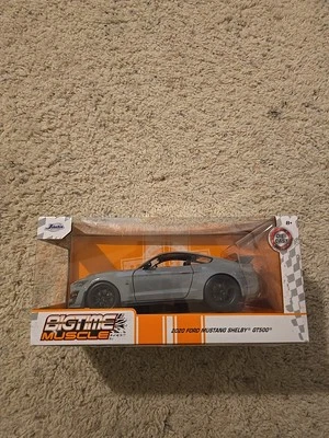 JADA 1:24 2020 FORD MUSTANG SHELBY GT500 CINZA FUNDIDO 33931 - Imagem 1 de 4