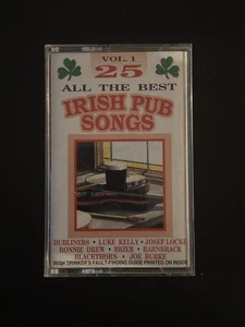 Various - 25 All The Best Irish Pub Songs - Volume 1 Cass, Comp, Dol Outlet 1998 - Picture 1 of 2