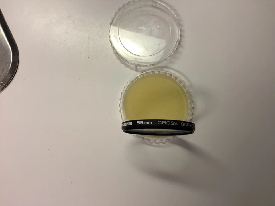 Super Albinar 55 mm Cross Screen Screw-In Filter Case Made in Japan - Image 1 of 1