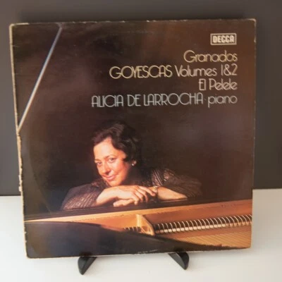 LP Alicia De Larrocha - Granados & El Pelele - Decca SXL 6785 UK ED1 1977 FFSS - Bild 1 von 4
