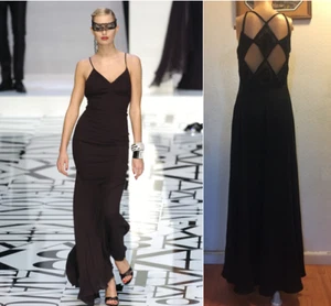 Valentino AW2004 Runway Vintage Embellished Long Dress US4 - Bild 1 von 8