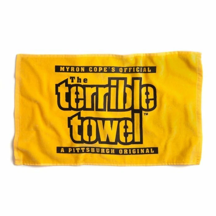 Original Pittsburgh Steelers Gold Terrible Towel Myron Cope's Official Yellow - Image 1 of 1