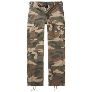 Brandit Ladies BDU Trousers Army Combat Womens Cargo Pants Light Woodland Camo - Picture 1 of 12