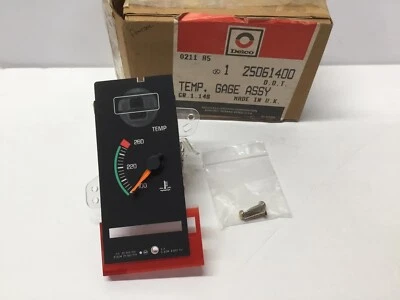 NOS 1986 Pontiac Sunbird Temperature Gauge. GM Part 25061400 - Image 1 of 3