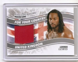 2010 Ringside Boxing Round One Lennox Lewis FYC Al Gavin Jacket Card /20 - Bild 1 von 2