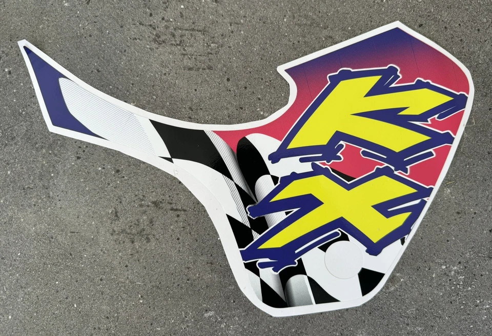 Kawasaki KX100 1996 Reproducción Cubierta Radiador Calcomanía/Kit de Pegatinas/Gráficos Foto 1 de 1