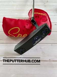 *NEW* Scotty Cameron Black & Blue Newport 2 34 in Putter- Ben Franklin $ Cover - Picture 1 of 9
