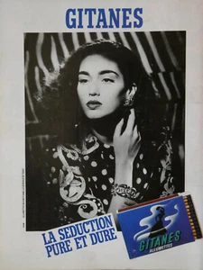 PUBLICITÉ DE PRESSE 1987 GITANES LA DÉDUCTION PURE ET DURE - ALLUMETTES - Picture 1 of 1