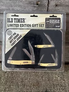 Vintage Schrade Old Timer Knife Set Limited Edition Knife Gift Set - Picture 1 of 7