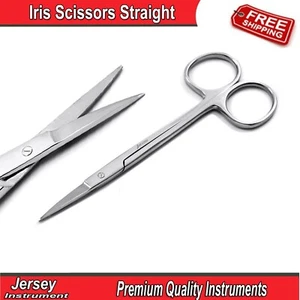 Tijeras quirúrgicas para encías de iris sutura disección tejido corte tijeras de operación CE - Imagen 1 de 4