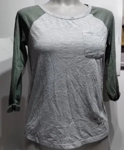 T-shirt donna divisa manica lunga grigio verde - Foto 1 di 8