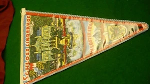 Oberammergau Germany vintage pennant 6" x 9" Klosterettal schloss Linderhof +++ - Bild 1 von 2