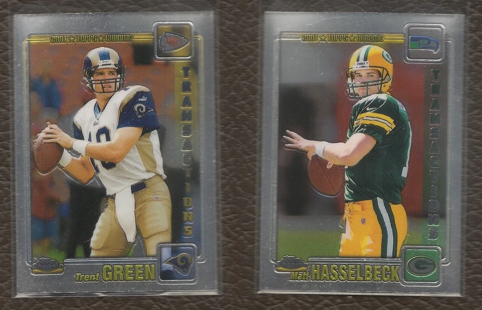 2001 Topps Chrome #48 Matt Hasselbeck Seattle Seahawks - Image 1 of 1
