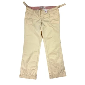 NEU Old Navy Umstandshose gelb echte Taille Größe 12 Stretch Original $ 34,95 - Bild 1 von 7