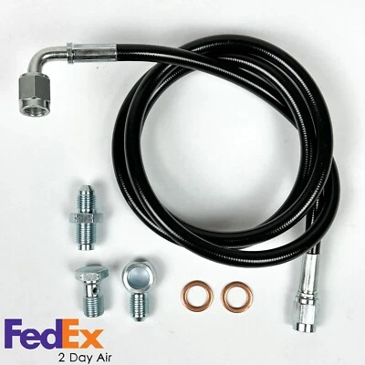 Línea de embrague de acero inoxidable negro para Honda Civic Si 2012-2015  Foto 1 de 4