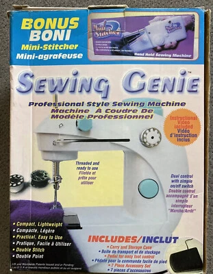 Sewing Genie Professional Sewing Machine With Bonus boni Hand Held - Image 1 of 4