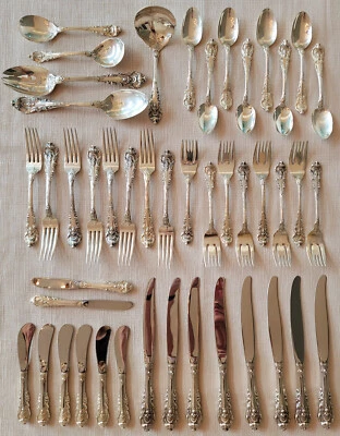 Sir Christopher By Wallace Sterling 8 pl Ajustes 45 piezas en total Foto 1 de 4