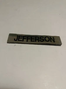 ORIGINAL US OLD PATTERN CAMO NAME TAPES SURNAME ARMY UNIFORM - Picture 1 of 3