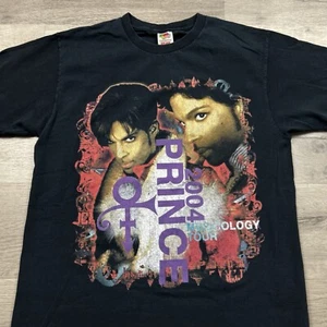 Vintage 2004 Prince Musicology Konzert Tour Shirt schwarz Large Band Musik Rock T - Bild 1 von 9