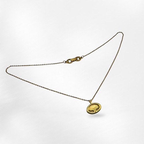 Givenchy Collana Vintage Anni 80 Oro Doppio Logo G Ciondolo Ovale