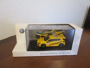 Maqueta de coche VW Scirocco R-Cup Kelvin van der Linde autógrafo DTM piloto de carreras 1:43  - Imagen 1 de 3