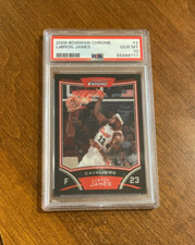 Lebron James 2008 Bowman Chrome #3 Cleveland Cavaliers Lakers PSA 10