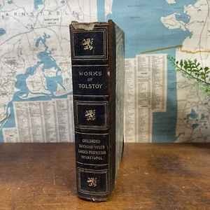 Works Of Tolstoy Dogmatic Theology 1852 Leather Hardback Edition Sterling Ed. - Picture 1 of 10