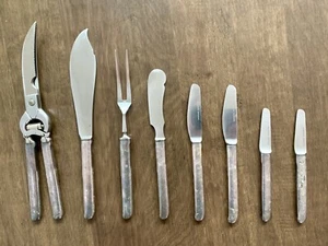 Rostfree Solingen Alemania Acero y Plata de Ley Tijeras Cuchillos Cubiertos Cubiertos - Imagen 1 de 3