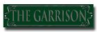 The Garrison - Maison Barre Métal Sign.size 30.5cm X 3 " .old British BAR Style