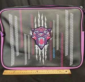 Black Panther Wakanda Forever Zip Laptop Case Marvel - Picture 1 of 5