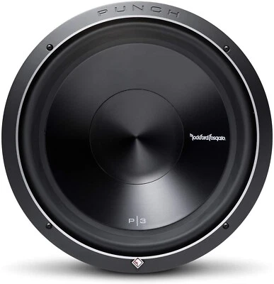 Rockford Fosgate P3D4-15 Punch 15'' 4-Ohm DVC Subwoofer 600W-RMS 1200W-MAX - Image 1 of 4
