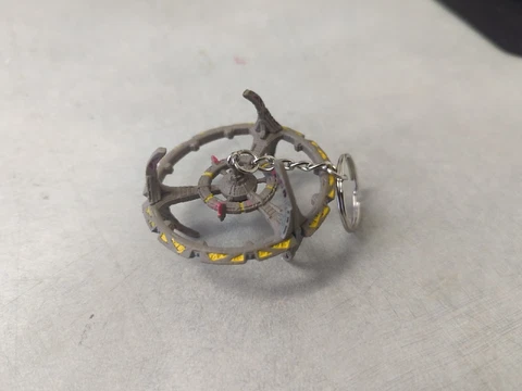 Star Trek Deep Space Nine Spaceport Vehicle Keychain Micro Machine Clip Custom Cover