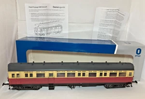 Dapol 7P-004-008 Auto Coach in BR Crimson & Cream 37 O gauge light weather - Picture 1 of 12