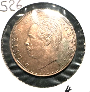 Portugal 1884 10 reis Km 526 Unc - Picture 1 of 2