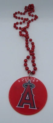 2004 SGA Anaheim Angels Baseball Rally Beads beaded necklace Cuervo sponsored - Image 1 of 4