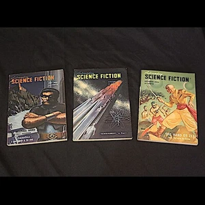 Pulp Magazines L Ron Hubbard Astounding Science Fiction x3 Dianetics Articles - Picture 1 of 17