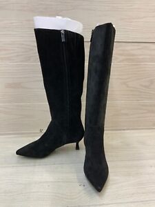 Anne Klein Ilizia Knee High Boots, Women's Size 8 M, Black NEW MSRP $169