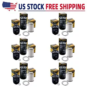 6~Fuel Oil Filter Set For Dodge Ram 2500 3500 Cummins Diesel 6.7L 2013-2018 - Picture 1 of 9