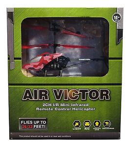 Air Victor 2CH I/R Mini Infrared Remote Control Helicopter - Red Camouflage