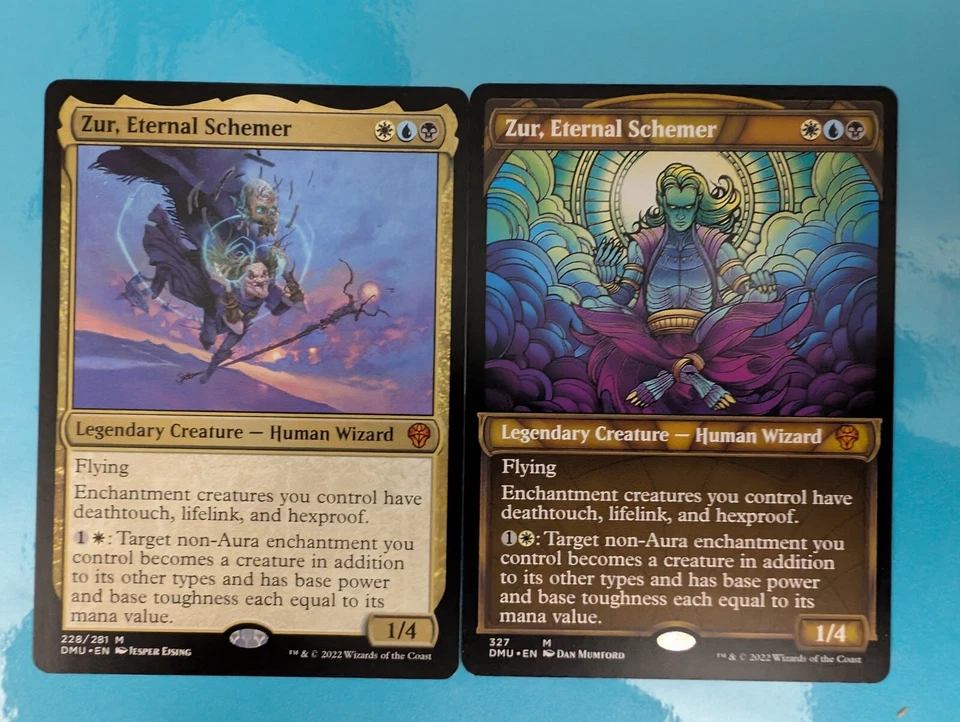 MTG - 2x Zur, Eternal Schemer - Regular Mythic & Showcase - Dominaria United NM - Image 1 of 1