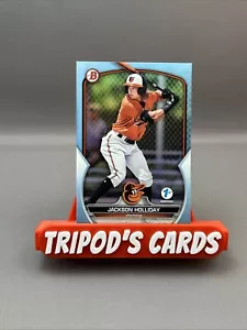 Bowman 2023 primera edición Jackson Holliday lámina azul cielo #BPPF-20 Bal Orioles - Imagen 1 de 2