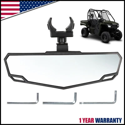 Espelho retrovisor central ajustável 2014-2024 para Honda Pioneer 1000 700 520 500 - Imagem 1 de 4