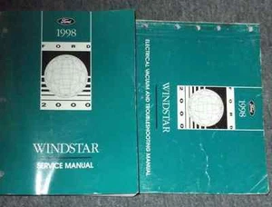 1998 Ford Windstar Mini Furgoneta Servicio Tienda Reparar Manual Juego OEM Con - Imagen 1 de 1