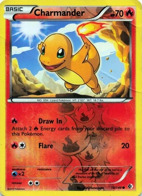 Charmander 18/149 - REVERSE HOLO - Boundaries Crossed - LP/MP - Image 1 of 2
