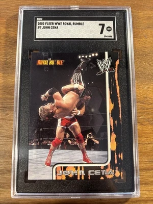 2002 Fleer Royal Rumble #7 John Cena RC Rookie SGC 7 NM SP Peacemaker GOAT - Image 1 of 2