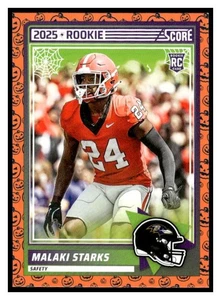 2025 Score A Treat Malaki Starks RC 24 Baltimore Ravens - Picture 1 of 2
