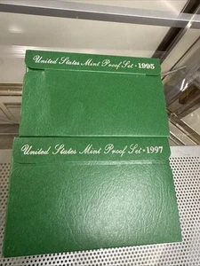 1995s & 1997s Clad U S Mint Proof Sets Never Opened Estate Sale Find - Bild 1 von 4