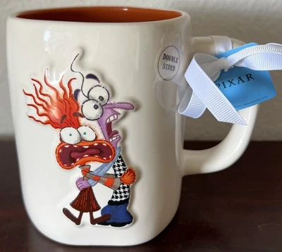 Rae Dunn Disney Inside Out 2 ANXIETY & FEAR MELTDOWN Double Sided 18 oz Mug NWT! - Image 1 of 4